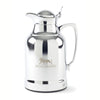 alfi Chrome Plated Metal Opal 1.0L Glass Vacuum Insulated Carafe