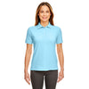 UltraClub Women's Baby Blue Classic Pique Polo