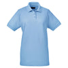 UltraClub Women's Cornflower Classic Pique Polo