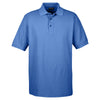 UltraClub Men's French Blue Whisper Pique Polo