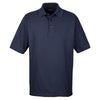 UltraClub Men's Navy Whisper Pique Polo