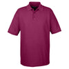 UltraClub Men's Wine Whisper Pique Polo