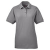 UltraClub Women's Graphite Whisper Pique Polo