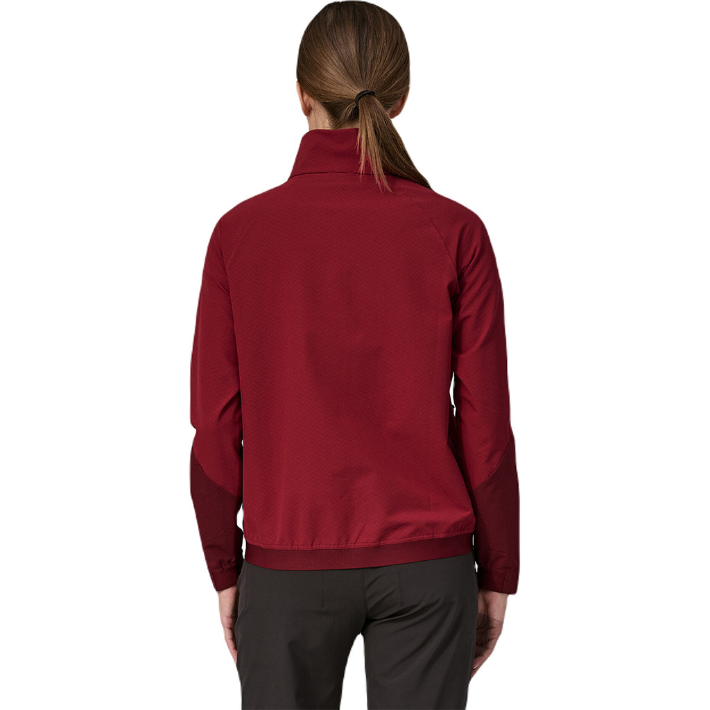 Patagonia Women's Wax Red R1 CrossStrata Jacket