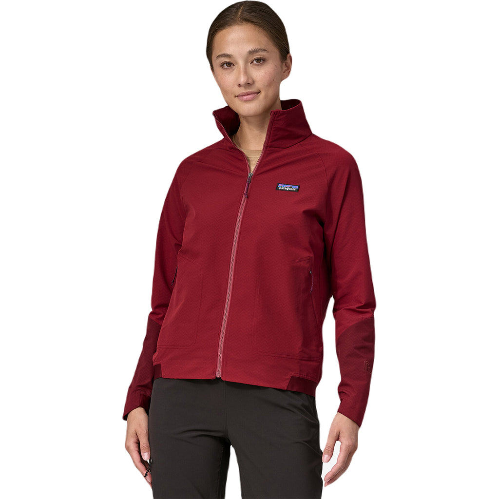 Patagonia Women's Wax Red R1 CrossStrata Jacket