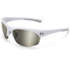 Under Armour Women's Shiny White UA Marbella With Game Day Mirror Lens