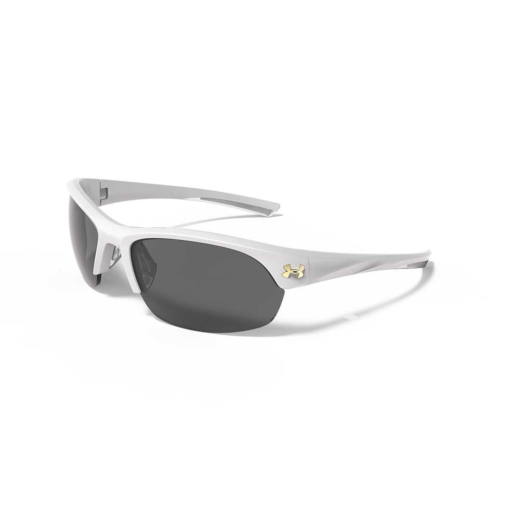 Under Armour Women's Satin Pearl UA Marbella With Grey Mirror Lens