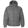 Weatherproof Men's Dark Pewter 32 Degrees Hooded Packable Down Jacket