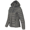 Weatherproof Women's Dark Pewter 32 Degrees Hooded Packable Down Jacket