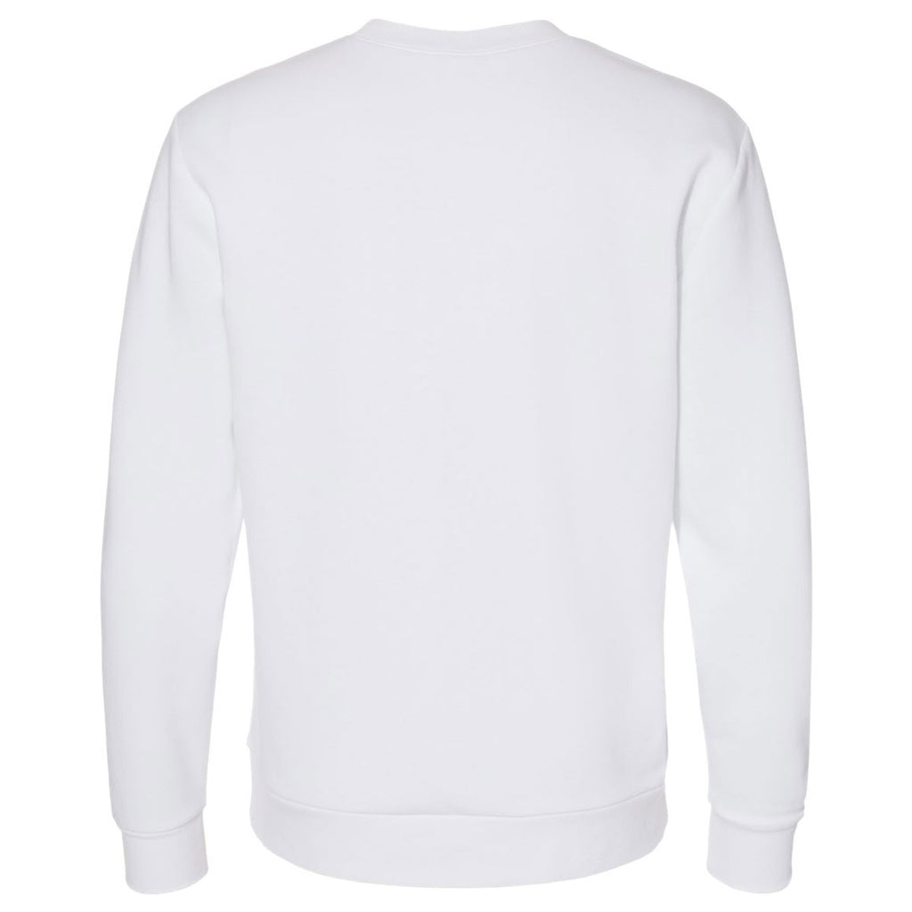 Alternative Apparel Men's White Eco-Cozy Fleece Sweatshirt