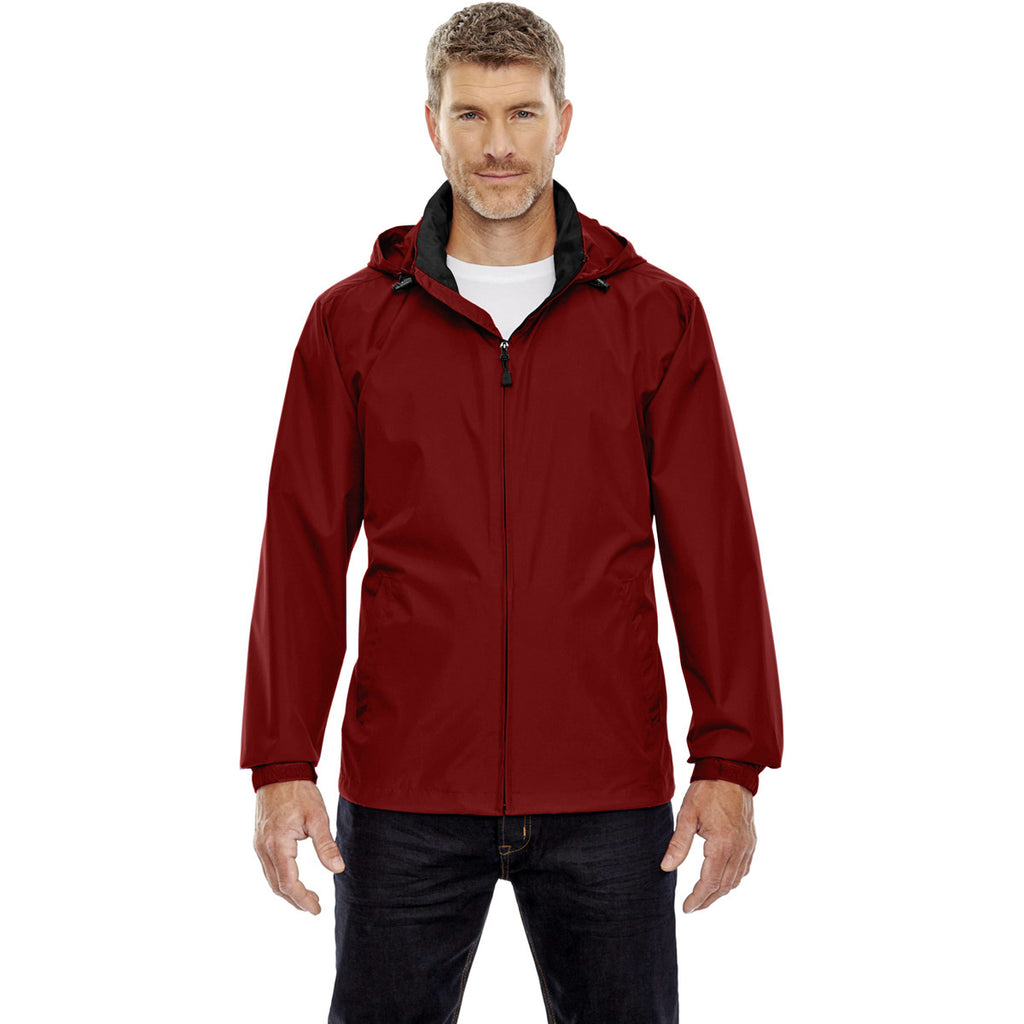 North End Men's Molten Red Techno Lite Jacket