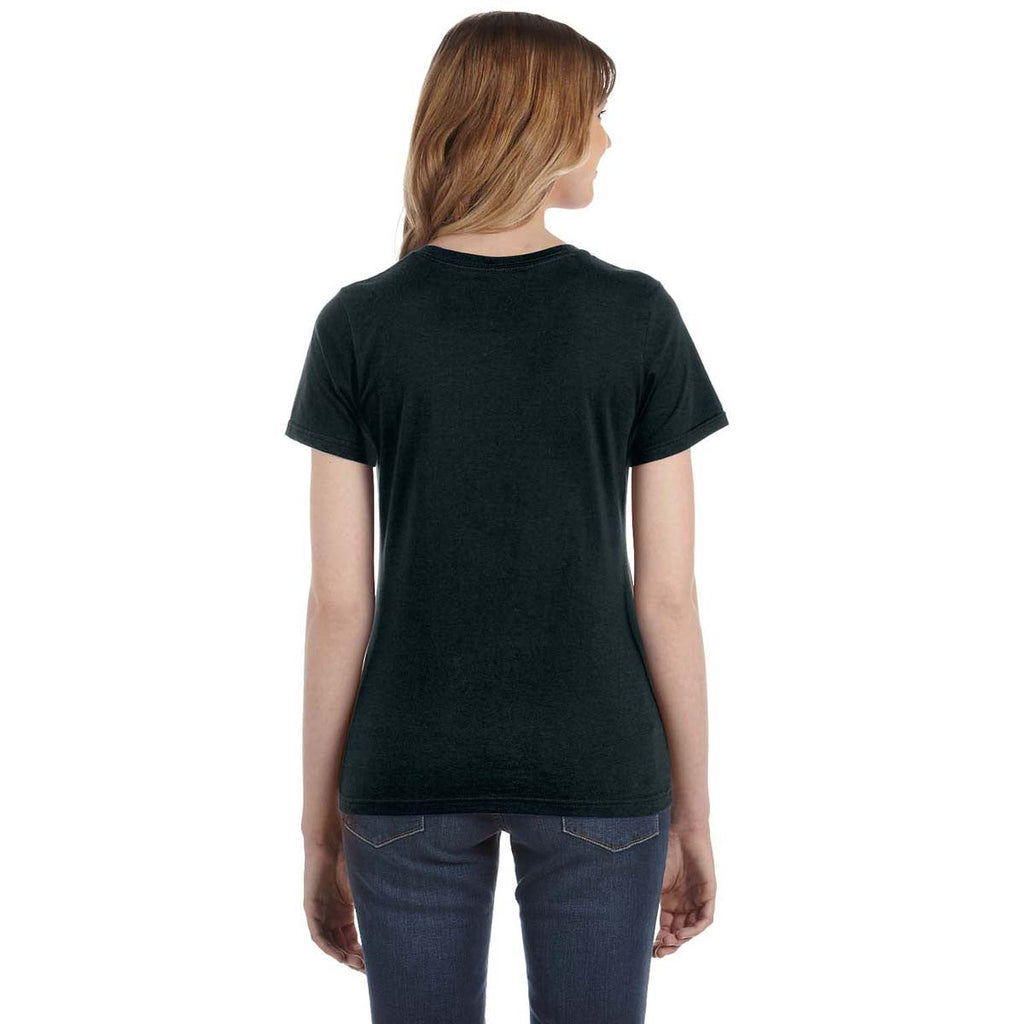 Gildan Women's Black Lightweight T-Shirt