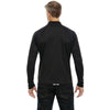 North End Men's Black/True Royal Radar Half-Zip Performance Long-Sleeve Top