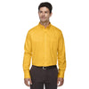 Core 365 Men's Campus Gold Operate Long-Sleeve Twill Shirt