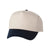 Valucap Khaki/Navy Five-Panel Twill Cap