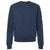 J. America Men's True Navy Triblend Triblend Fleece Crewneck Sweatshirt