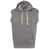 J. America Men's Smoke Triblend Triblend Sleeveless Hoodie