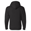 Bayside Men's Black USA-Made Full Zip Hooded Sweatshirt