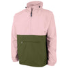 Charles River Unisex Rose Gold/Olive Color Blocked Pack-N-Go Pullover