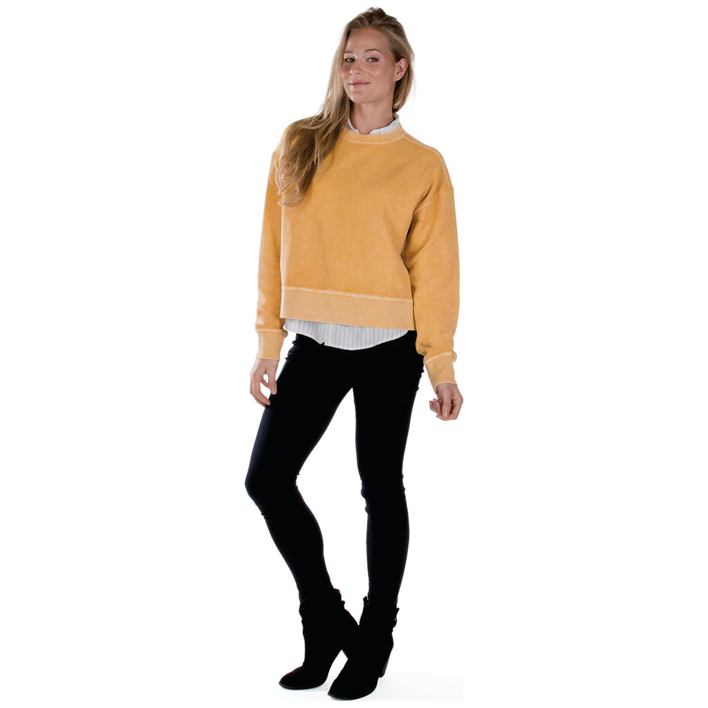 Charles River Women's Honey Camden Crew Crop