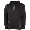 Charles River Unisex Black/Grey Seaport Quarter Zip Hoodie