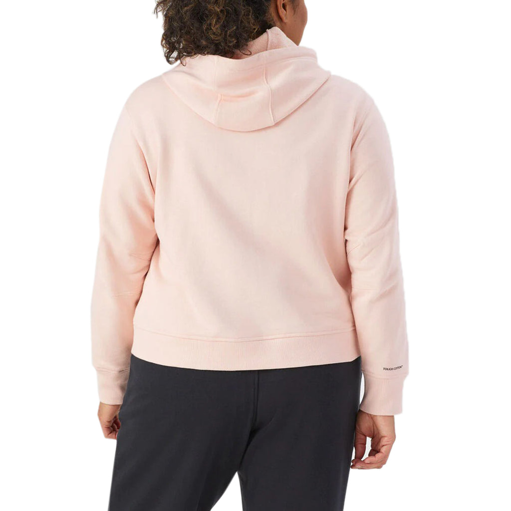 AKHG Women's Champagne Pink Plus Crosshaul Hooded Sweatshirt