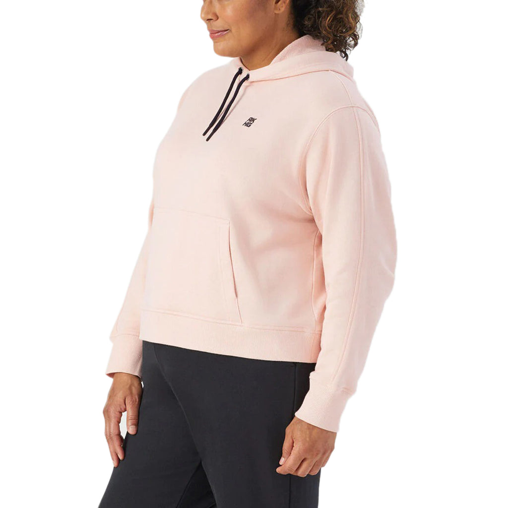 AKHG Women's Champagne Pink Plus Crosshaul Hooded Sweatshirt