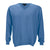 Vantage Men's Bay Blue Clubhouse V-Neck Sweater