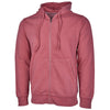 Charles River Unisex Washed Red Clifton Full Zip Hoodie