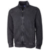 Charles River Men's Black Clifton Full Zip Sweatshirt