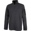 Charles River Men's Charcoal Heather Heathered Fleece Pullover