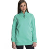 Charles River Unisex Mint Crosswind Quarter Zip Sweatshirt