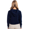 Next Level Women's Midnight Navy Laguna Suede Hoodie