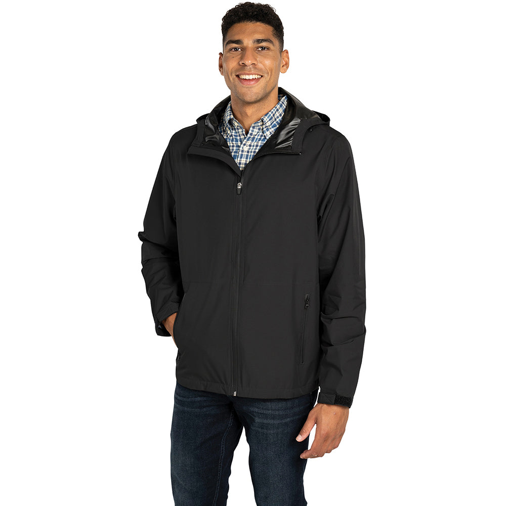 Charles River Men's Black Atlantic Rain Shell Jacket