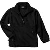 Charles River Men's Black/Black Adirondack Fleece Pullover