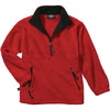 Charles River Men's Red/Black Adirondack Fleece Pullover