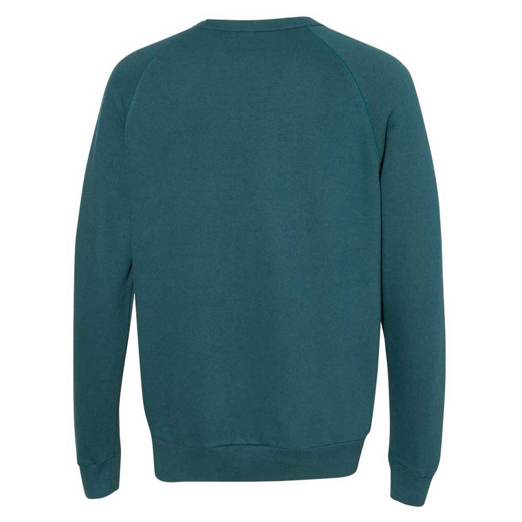 Alternative Apparel Men's Dark Teal Champ Lightweight Washed French Terry Pullover