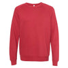 Alternative Apparel Men's Faded Red Champ Lightweight Washed French Terry Pullover