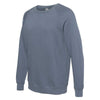 Alternative Apparel Men's Washed Denim Champ Lightweight Washed French Terry Pullover