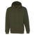 Bayside Men's Olive USA-Made Hooded Sweatshirt