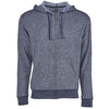 Next Level Unisex Midnight Navy Denim Fleece Full-Zip Hoodie