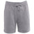 Next Level Apparel Unisex Heather Grey Fleece Sweatshort