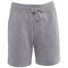 Next Level Apparel Unisex Heather Grey Fleece Sweatshort