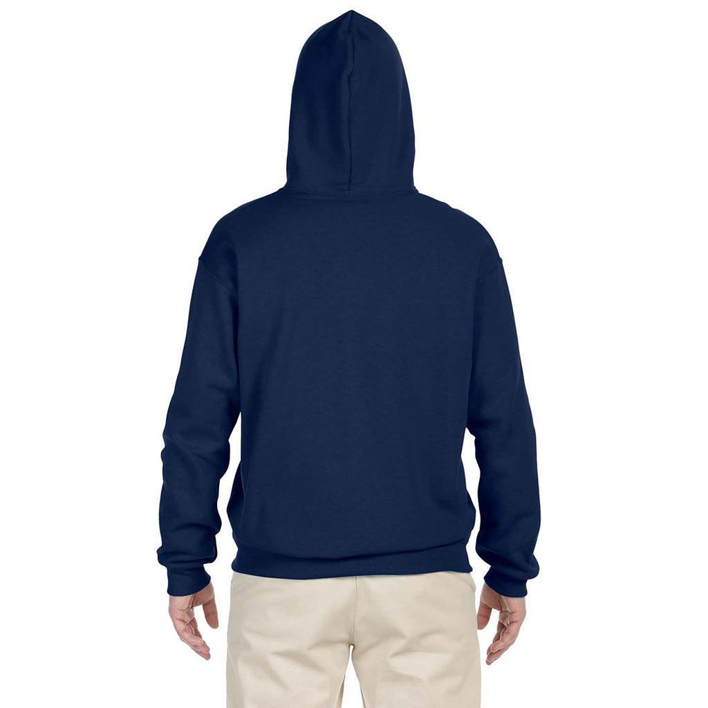 Jerzees Men's J Navy 8 Oz. Nublend Fleece Pullover Hood