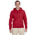 Jerzees Men's True Red 8 Oz. Nublend Fleece Pullover Hood