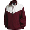 Charles River Men's Maroon/White Championship Jacket