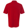 adidas Golf Men's Power Red/White Climalite Contrast Stitch Sport Shirt