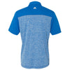 adidas Golf Men's Bright Royal Heather/Bright Royal Heather Block Sport Shirt