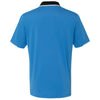 adidas Golf Men's Shock Blue/Black/White Climacool Performance Colorblock Sport Shirt