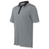 adidas Golf Men's Vista Grey/Black/Stone Climacool Performance Colorblock Sport Shirt